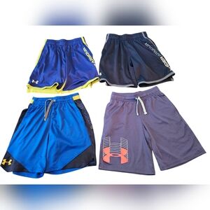 Bundle (4) Under Armour Shorts Sz YSM